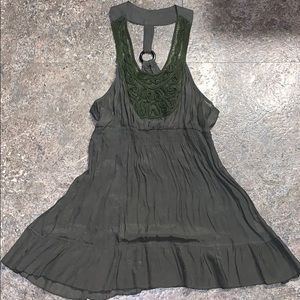 Baby doll green shirt